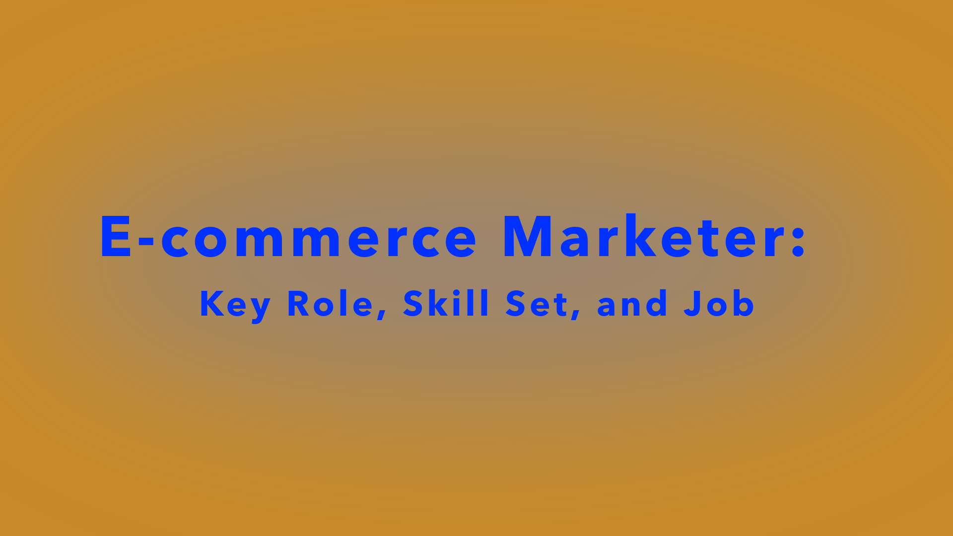 e-commerce-marketer