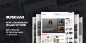 Super Mag - News Magazine and Blog WordPress Theme